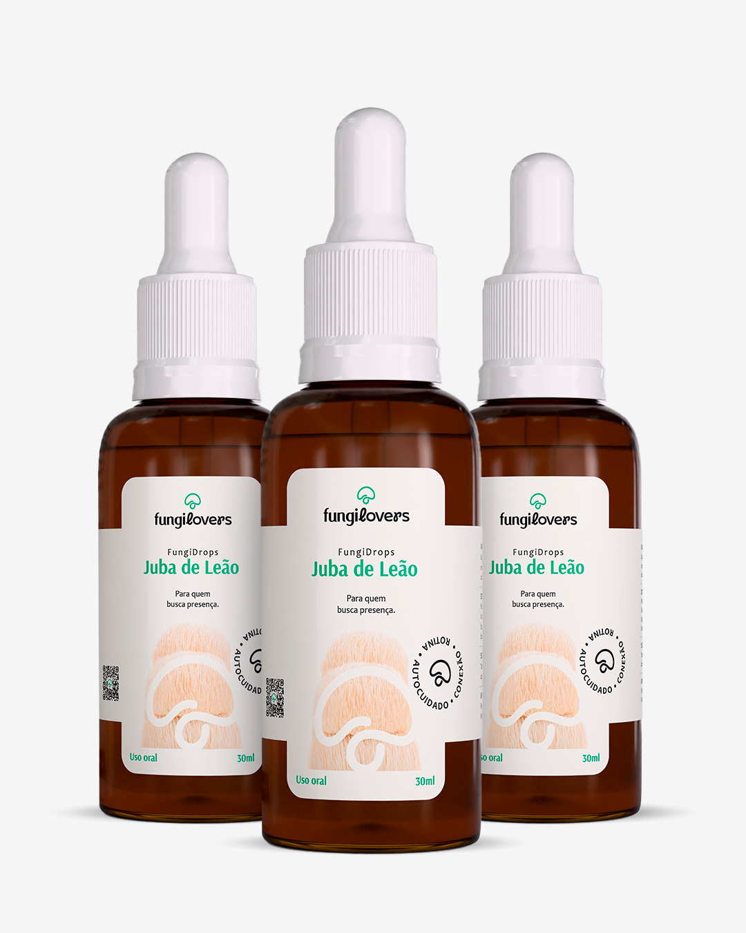 Kit 3 Extratos Jubas de Leão - Hericium erinaceus
