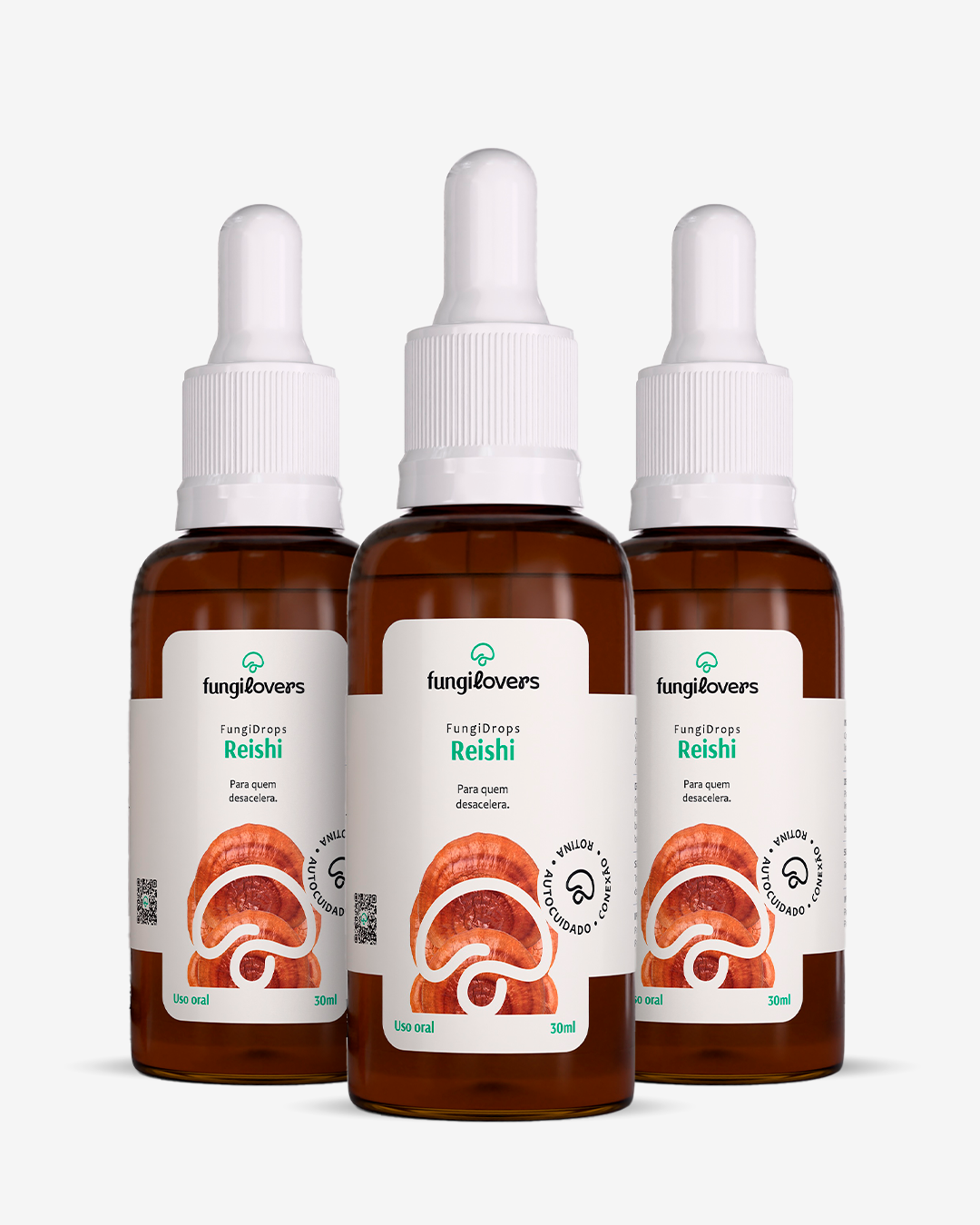 Kit 3 Extratos Reishi - Ganoderma lucidum