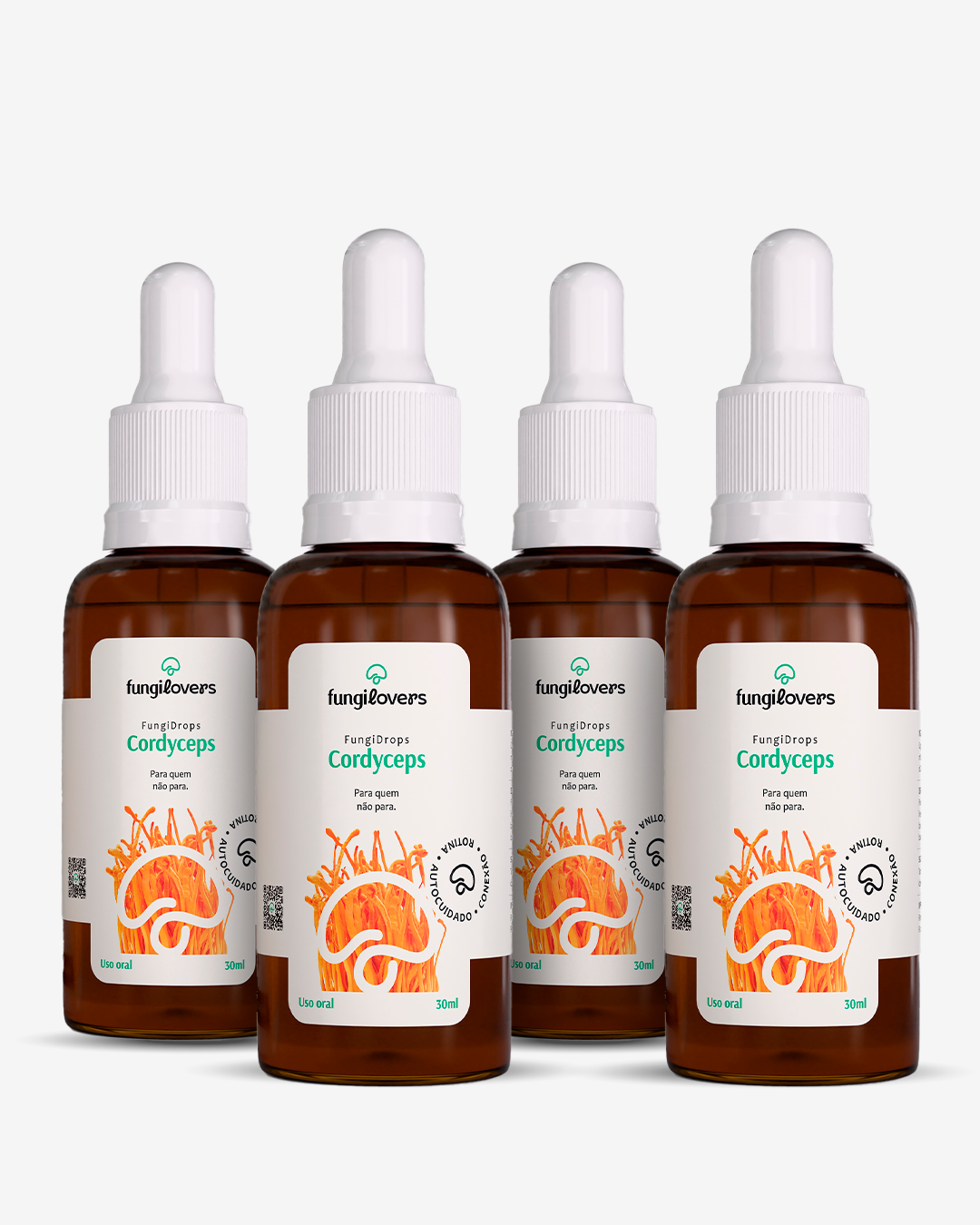 Kit 4 Extratos Cordyceps - Cordyceps militaris