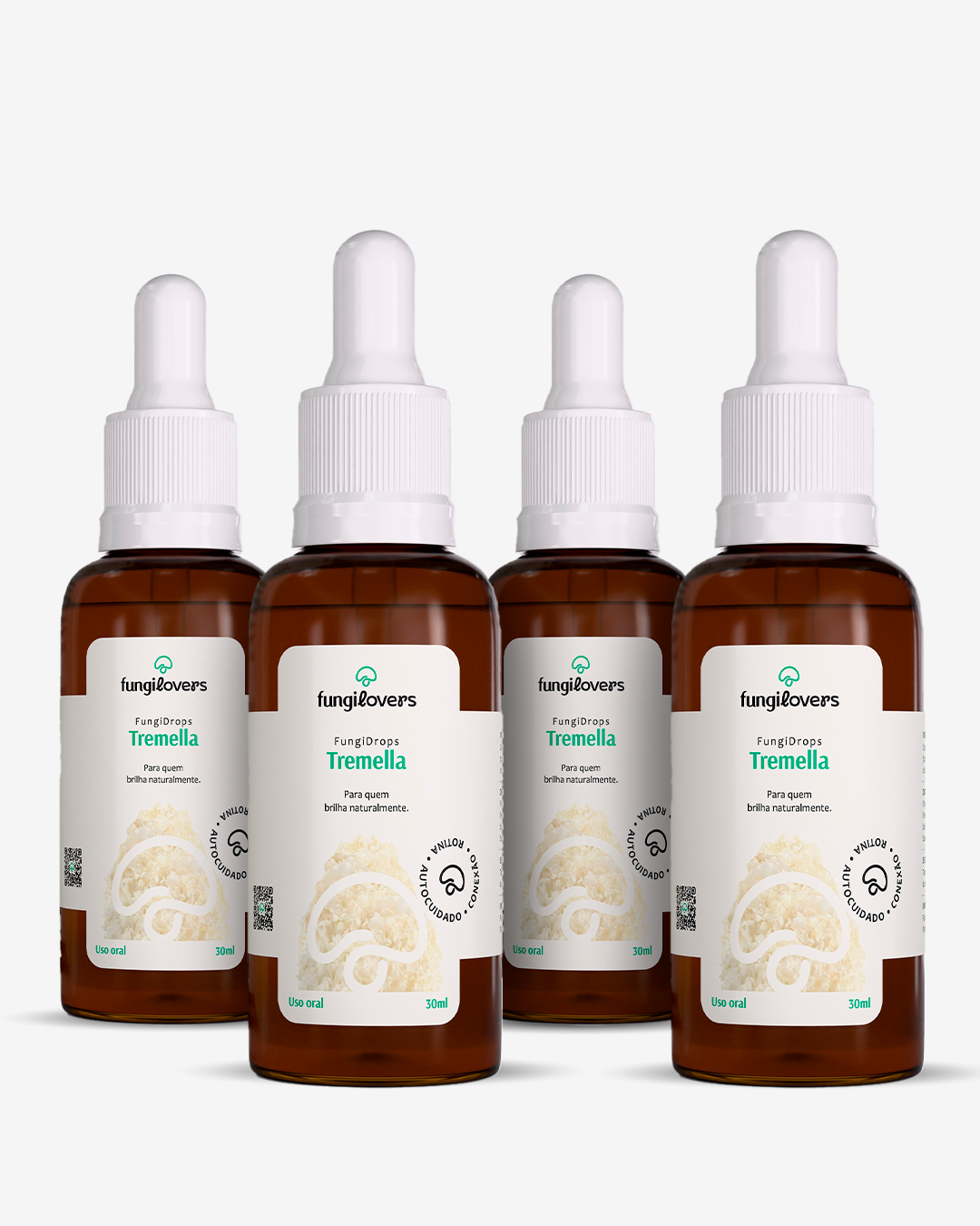 Kit 4 Extratos Tremella - Tremella fuciformis