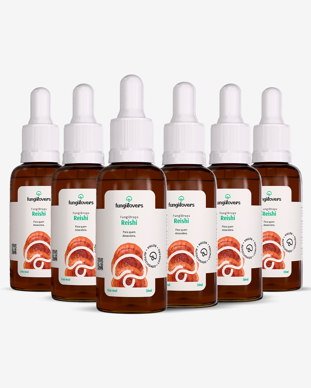 Kit 6 Extratos Reishi - Ganoderma lucidum