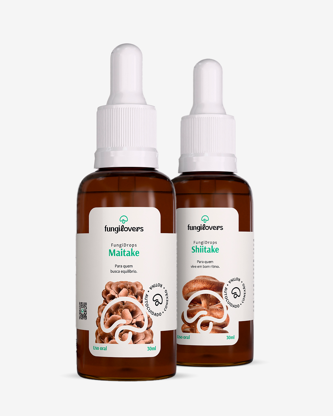 Kit Balance Fungilovers: frascos de Maitake + Shiitake